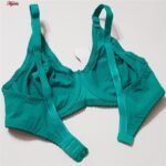 سوتین زنانه پانیذ مدل فنردار کد 66386 رنگ سبزآبی تیره