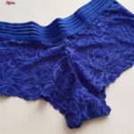 شورت زنانه ماییلدا مدل گیپور کد 4983-2216 رنگ آبی