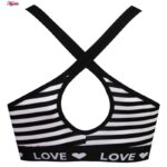 ست شورت و نیم تنه زنانه ماییلدا مدل بدون فنر راه‌راه کد 4081-3