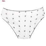 شورت زنانه ماییلدا مدل گلهای بهاری کد 4973 رنگ مشکی