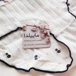 شورت زنانه ماییلدا مدل گلهای بهاری کد 4973 رنگ مشکی