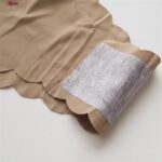 شورت زنانه هانا مدل لیزری کد 4978 رنگ نسکافه ای