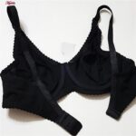 سوتین زنانه پانیذ مدل فنردار کد 66386 رنگ مشکی