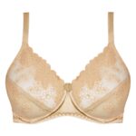 سوتین زنانه پانیذ مدل فنردار کد 33102NEW-cr رنگ کرم