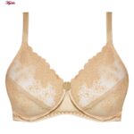 سوتین زنانه پانیذ مدل فنردار کد 33102NEW-cr رنگ کرم