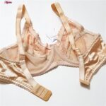 سوتین زنانه پانیذ مدل فنردار کد 33102NEW-cr رنگ کرم