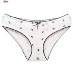 شورت زنانه ماییلدا مدل گلهای بهاری کد 4973 رنگ مشکی