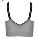 نیم تنه ورزشی زنانه ماییلدا مدل بند لمه پددار کد 4986 رنگ طوسی