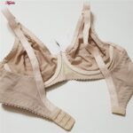 سوتین زنانه پانیذ مدل فنردار کد 66386 رنگ کرم