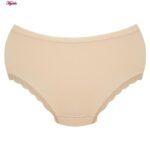 شورت زنانه ماییلدا مدل سیملس لبه گیپوری کد 4970 رنگ کرم