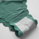 شورت زنانه هانا مدل لیزری کد 4978 رنگ سبز