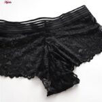 شورت زنانه ماییلدا مدل گیپور کد 4983-2216 رنگ مشکی