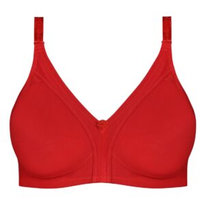 سوتین زنانه پانیذ مدل بدون فنر کد 66368 رنگ قرمز