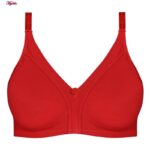 سوتین زنانه پانیذ مدل بدون فنر کد 66368 رنگ قرمز