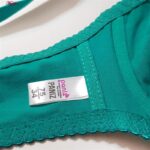 سوتین زنانه پانیذ مدل فنردار کد 66386 رنگ سبزآبی تیره