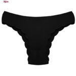 شورت زنانه هانا مدل لیزری کد 4978 رنگ مشکی