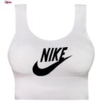 نیم تنه ورزشی زنانه ماییلدا مدل پددار کد 4989 رنگ سفید