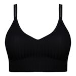 نیم تنه ورزشی زنانه ماییلدا مدل بند لمه پددار کد 4986 رنگ مشکی