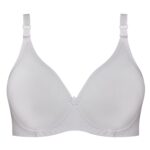 سوتین زنانه پانیذ مدل فنردار کد 66386 رنگ سفید