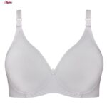 سوتین زنانه پانیذ مدل فنردار کد 66386 رنگ سفید