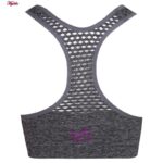 نیم تنه ورزشی زنانه جیر مدل پشت قهرمانی پددار کد 4976 رنگ خاکستری تیره