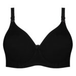 سوتین زنانه پانیذ مدل فنردار کد 66386 رنگ مشکی