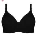 سوتین زنانه پانیذ مدل فنردار کد 66386 رنگ مشکی