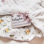 شورت زنانه ماییلدا مدل گلهای بهاری کد 4973 رنگ طوسی