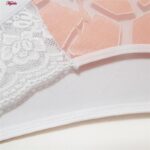 ست شورت و سوتین زنانه پانیذ مدل فنردار موزاییکی کد 9036-9 رنگ نارنجی