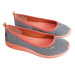 کفش راحتی زنانه گرندا اصل رنگ طوسی گلبهی کد SH95