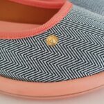 کفش راحتی زنانه گرندا اصل رنگ طوسی گلبهی کد SH95 - Image 2