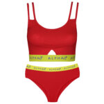 ست شورت و نیم تنه زنانه کوزا مدل My9142-4 رنگ قرمز