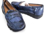 کفش جوتی جینز ارتشی اصل آبی سرمه ای کد SH91 - Image 5