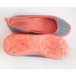 کفش راحتی زنانه گرندا اصل رنگ طوسی گلبهی کد SH95 - Image 4