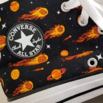 کفش زنانه all star converse اصل طرح کهکشان کد SH97 - Image 5