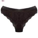 شورت زنانه ماییلدا مدل گیپور گلدار کد 4981-2218 رنگ قهوه ای