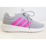 کفش آدیداس اصل طوسی با خط صورتی کد SH93 - Image 6