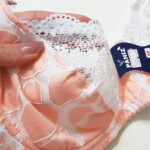 ست شورت و سوتین زنانه پانیذ مدل فنردار موزاییکی کد 9036-9 رنگ نارنجی