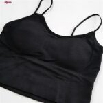 ست نیم تنه و شورت ورزشی زنانه ماییلدا مدل سیملس کد 4965 رنگ مشکی