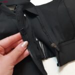 نیم تنه ورزشی زنانه مدل بند چسبی کد 5018 رنگ مشکی