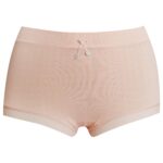 شورت زنانه ماییلدا مدل پاپیونی چهارخانه کد 4992 رنگ گلبهی