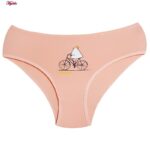 شورت زنانه ماییلدا مدل خروس نگین دار کد 5015 رنگ گلبهی