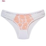 ست شورت و سوتین زنانه پانیذ مدل فنردار موزاییکی کد 9036-9 رنگ نارنجی