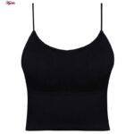 ست نیم تنه و شورت ورزشی زنانه ماییلدا مدل سیملس کد 4965 رنگ مشکی