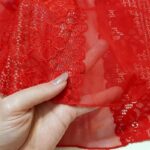 لباس خواب زنانه لاو سکرت مدل گیپوری کد 5025-1098 رنگ قرمز