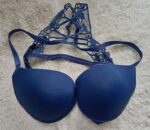 دکلته زنانه سرمه ای کد R683