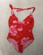 مایو زنانه قرمز ساحلی کد R688