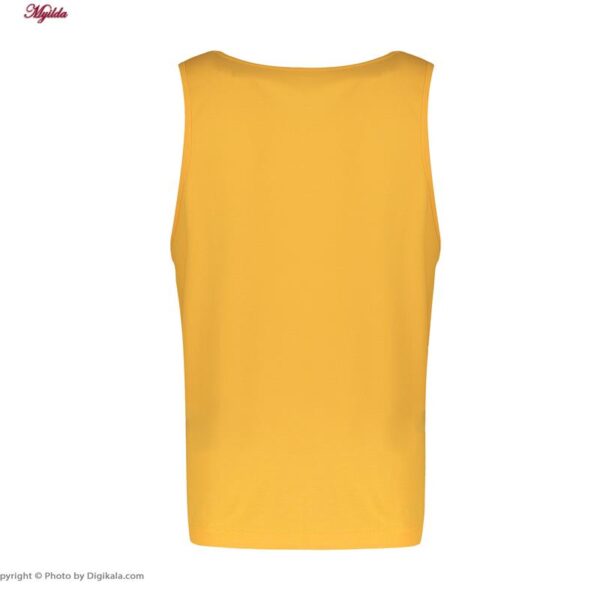 زیرپوش رکابی مردانه برهان تن پوش مدل 16-01 رنگ خردلی