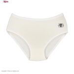 شورت زنانه برهان تن پوش مدل ZSSE-03 اسلیپ بغل پهن ساده رنگ سفید