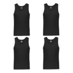 زیرپوش مردانه برهان تن پوش کد 01 بسته 4 عددی